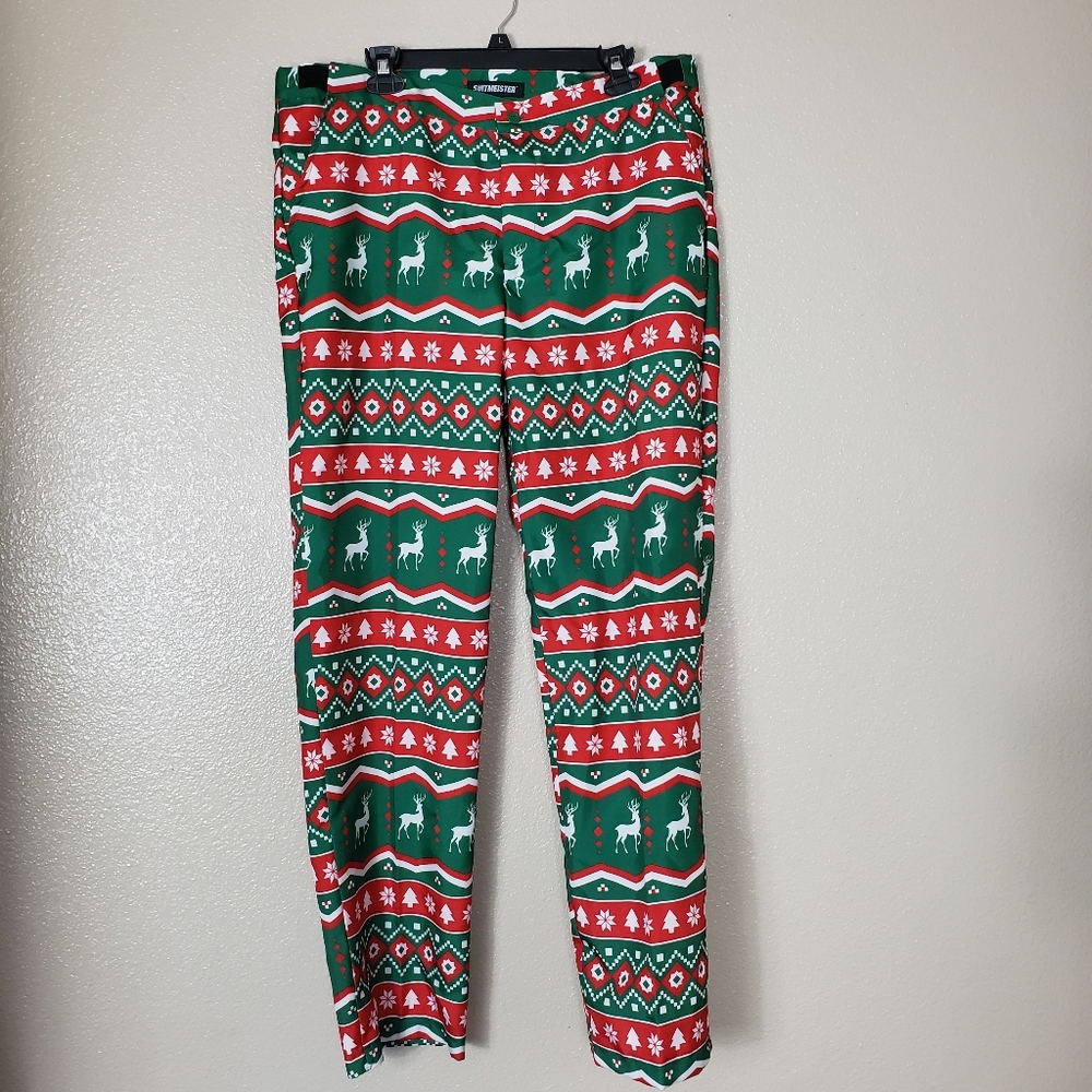SUITMEISTER Christmas Holiday Ugly Party Pants XL